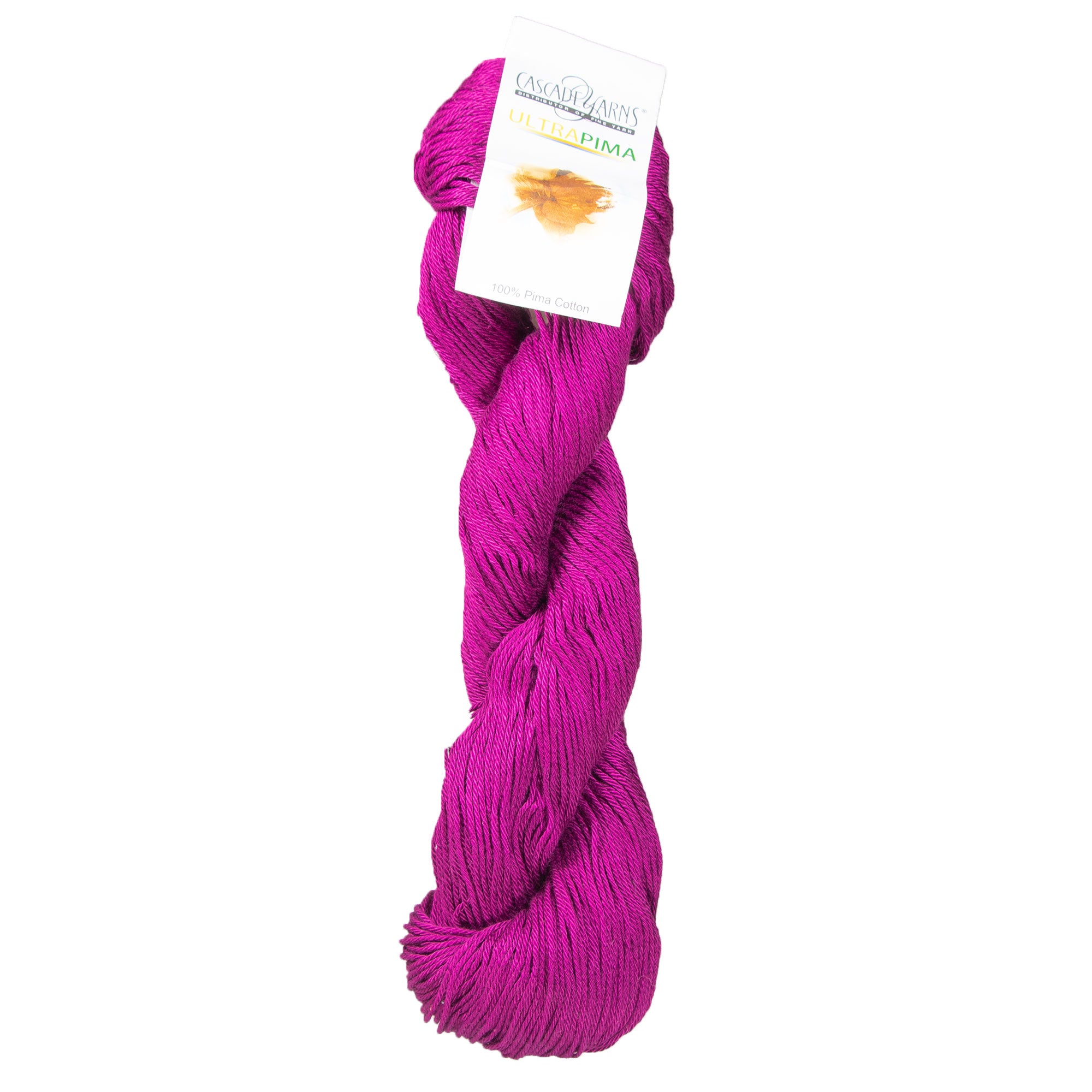 Cascade Yarns Ultra Pima DK-Weight Yarn - 3703 Magenta for All-Year Crafting