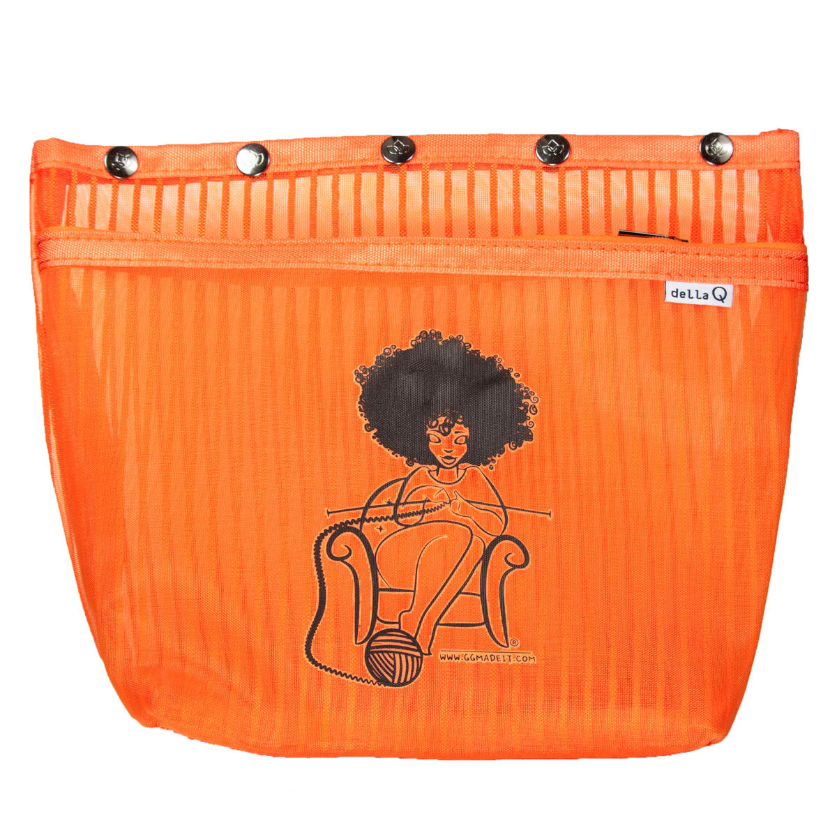 della Q Oh Snap - GG Orange - Single: Ideal Multi - Purpose Snap - Open Bag