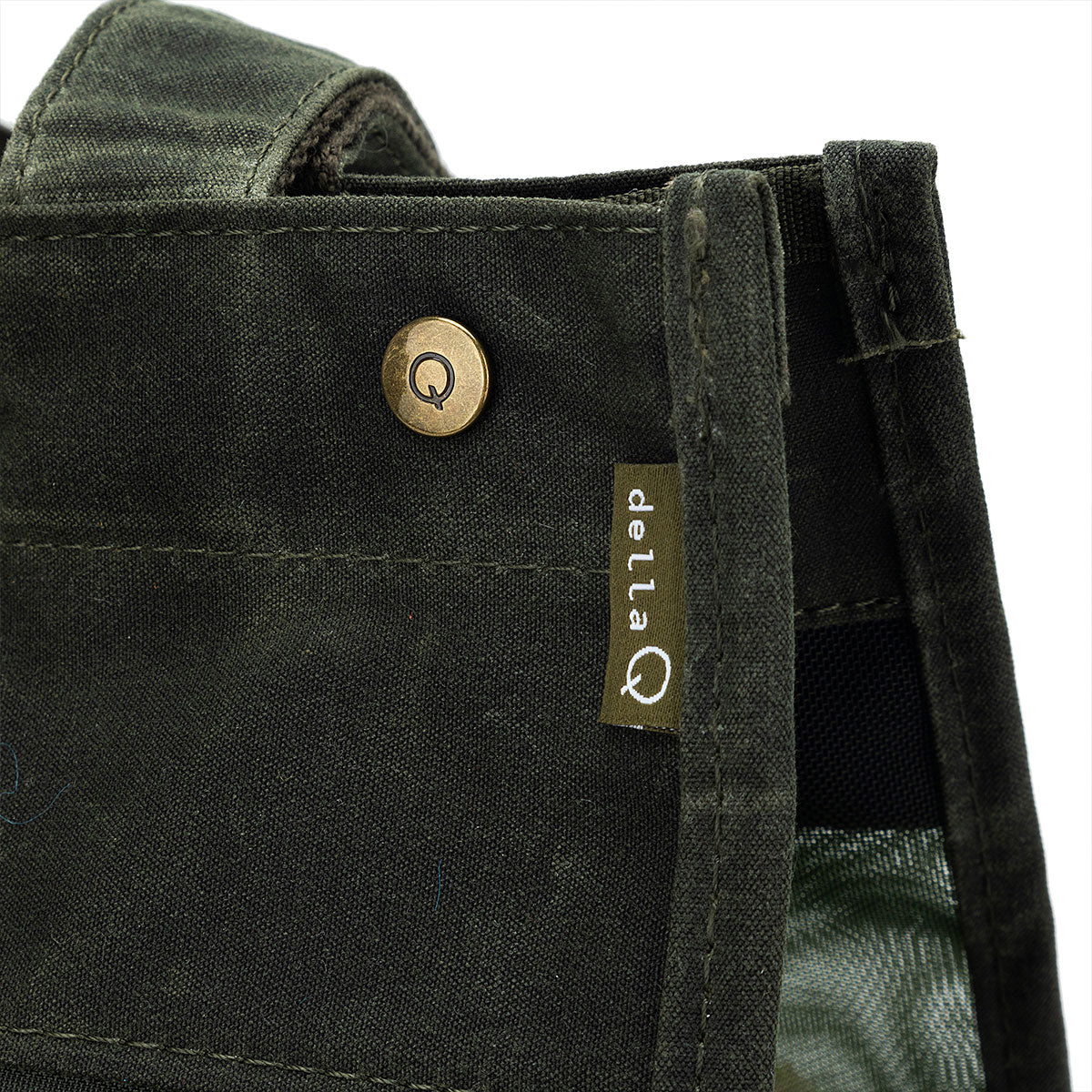 della Q Premium Tall Maker's Mesh Tote - Olive for Crafting Enthusiasts