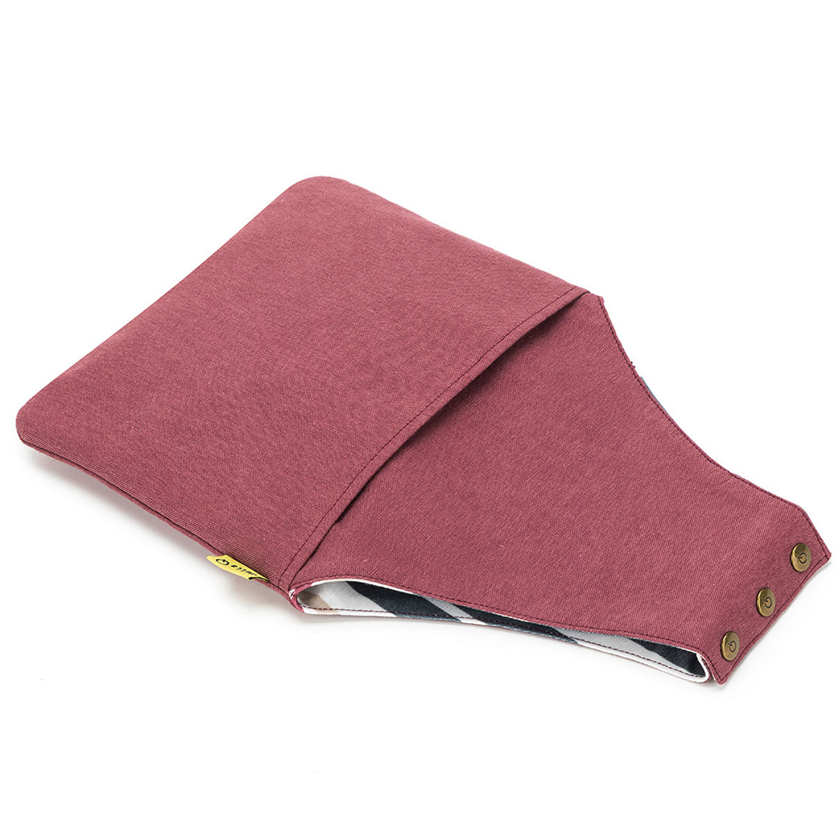 della Q Nora Lightweight Compact Linen - Slate Wrist Bag - 1300-1