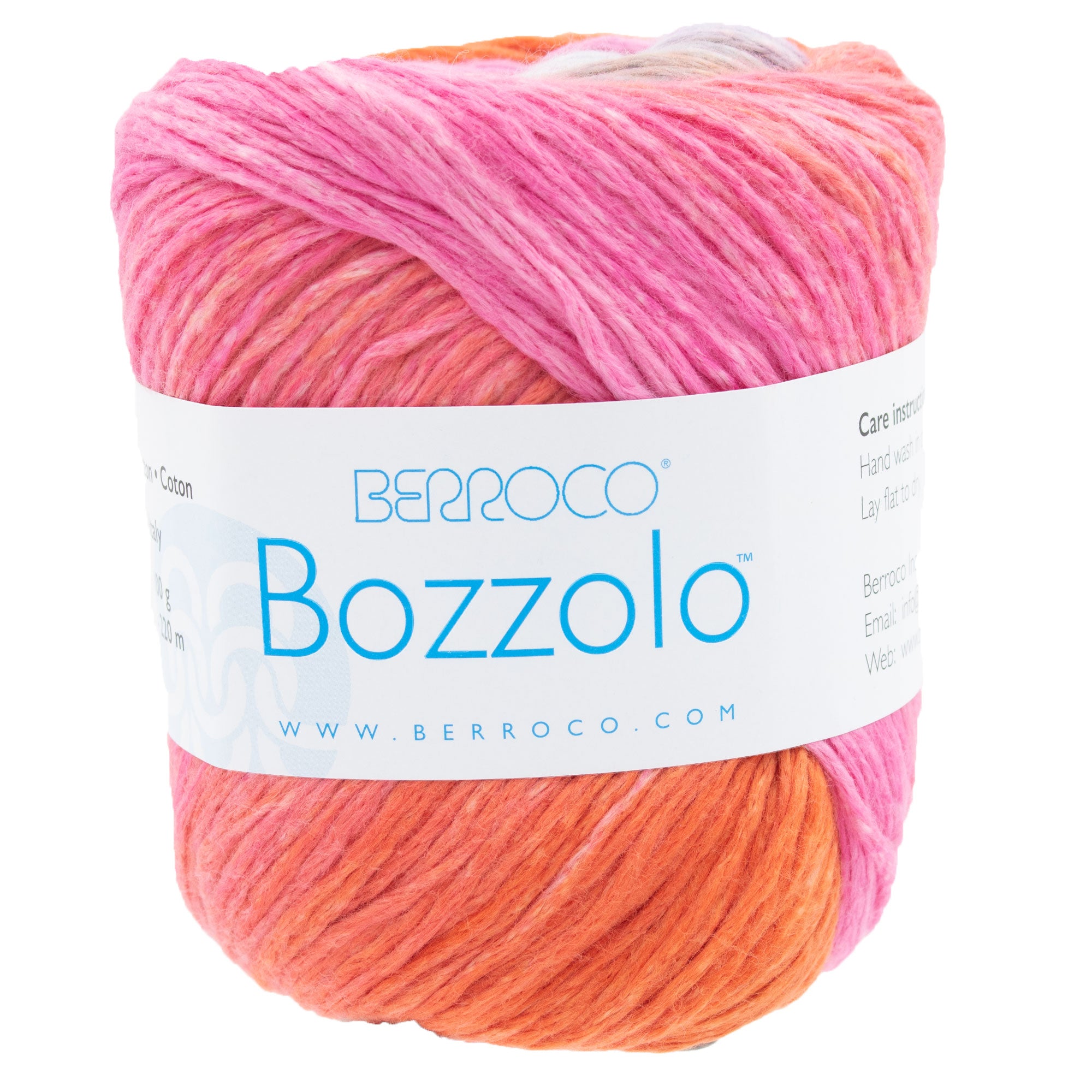Berroco Bozzolo 100% Cotton Yarn - 10836 Pavon - Soft, Shiny & Ideal for Spring-Summer