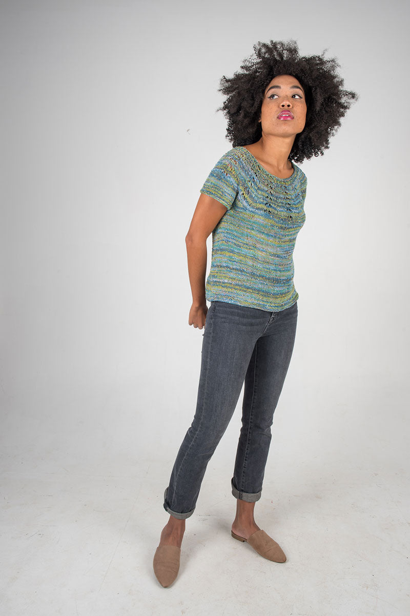 Berroco Booklet #421 Exclusive Summer Sesame Patterns - Etta Tee PDF Download