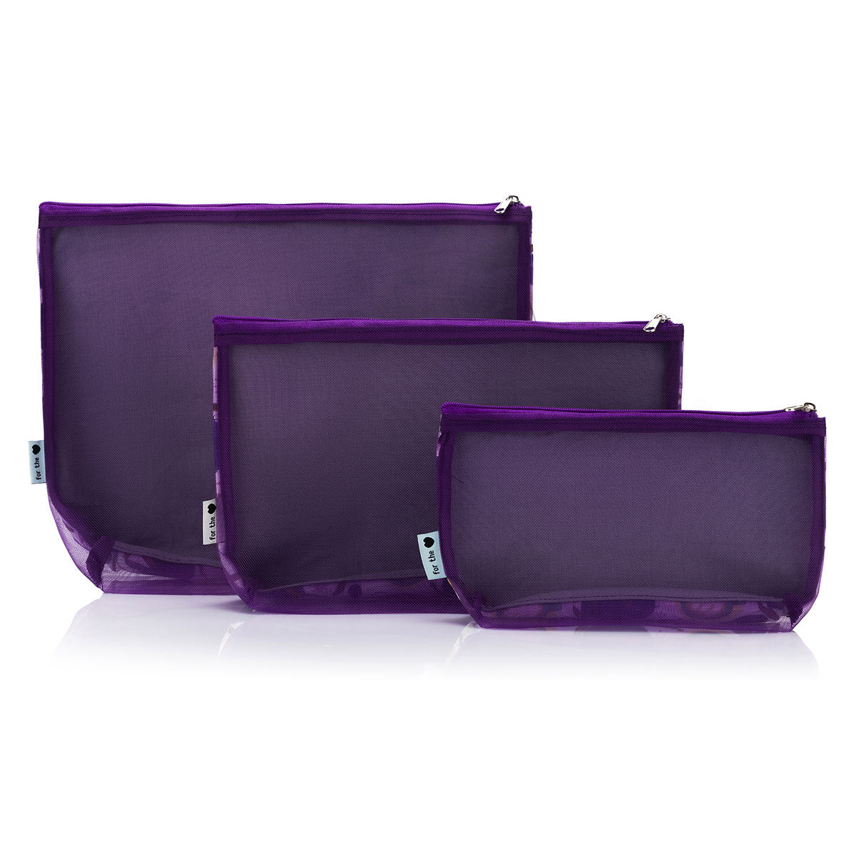 della Q Premium Mesh + Zip Collection 1123-1 - Stunning Fabric Print Collection in Coffee and Yarn Purple
