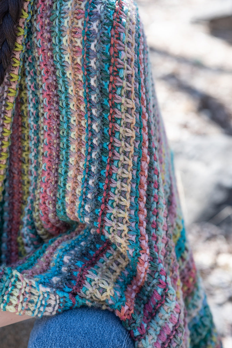 2022 Berroco Fall Collection Patterns - Bente Blanket PDF Download: A Colorful Cozy Delight