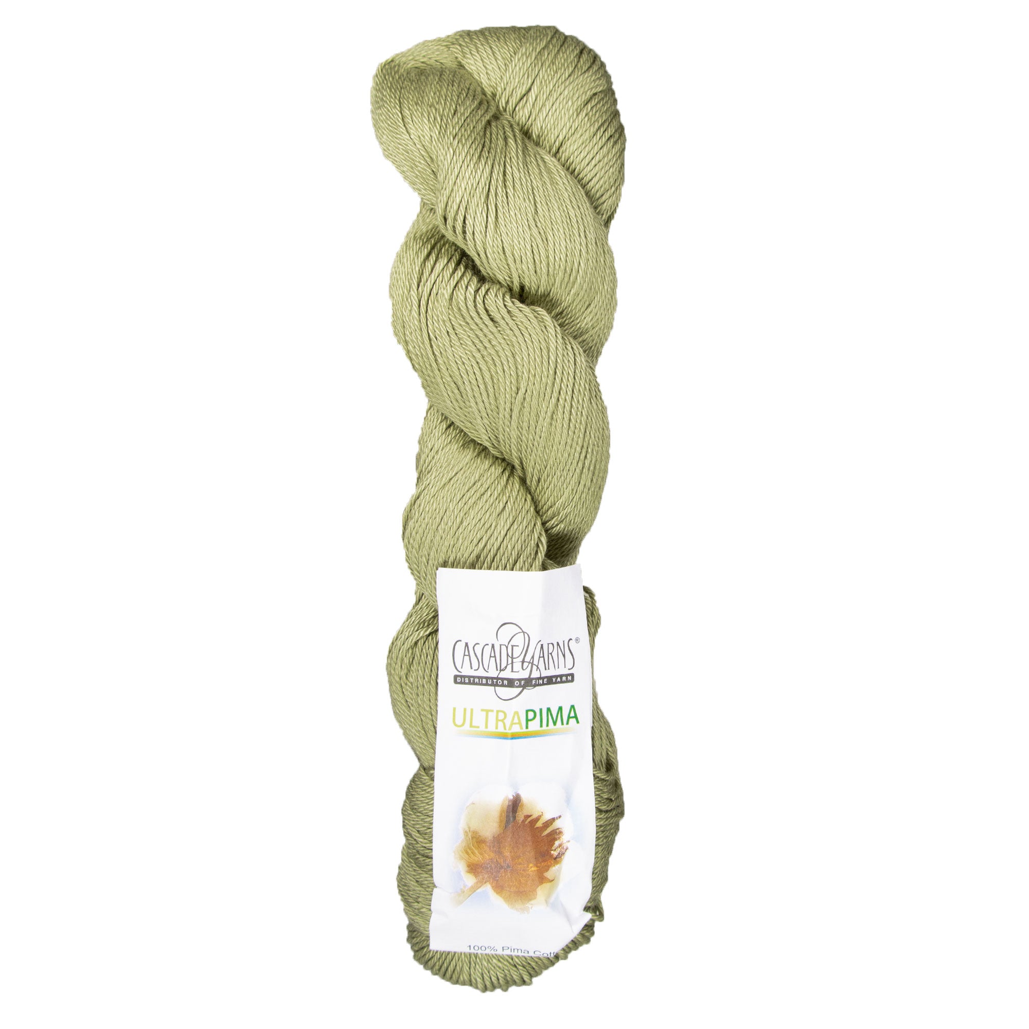 Cascade Yarns Ultra Soft Pima Yarn in Trendy 3868 Olive Grey for Spring and Summer Projects