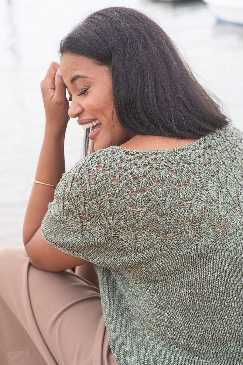 Berroco Booklet 423 - Exclusive Chai Patterns - Bonnie Tee PDF Download for Elegant and Comfortable Wear