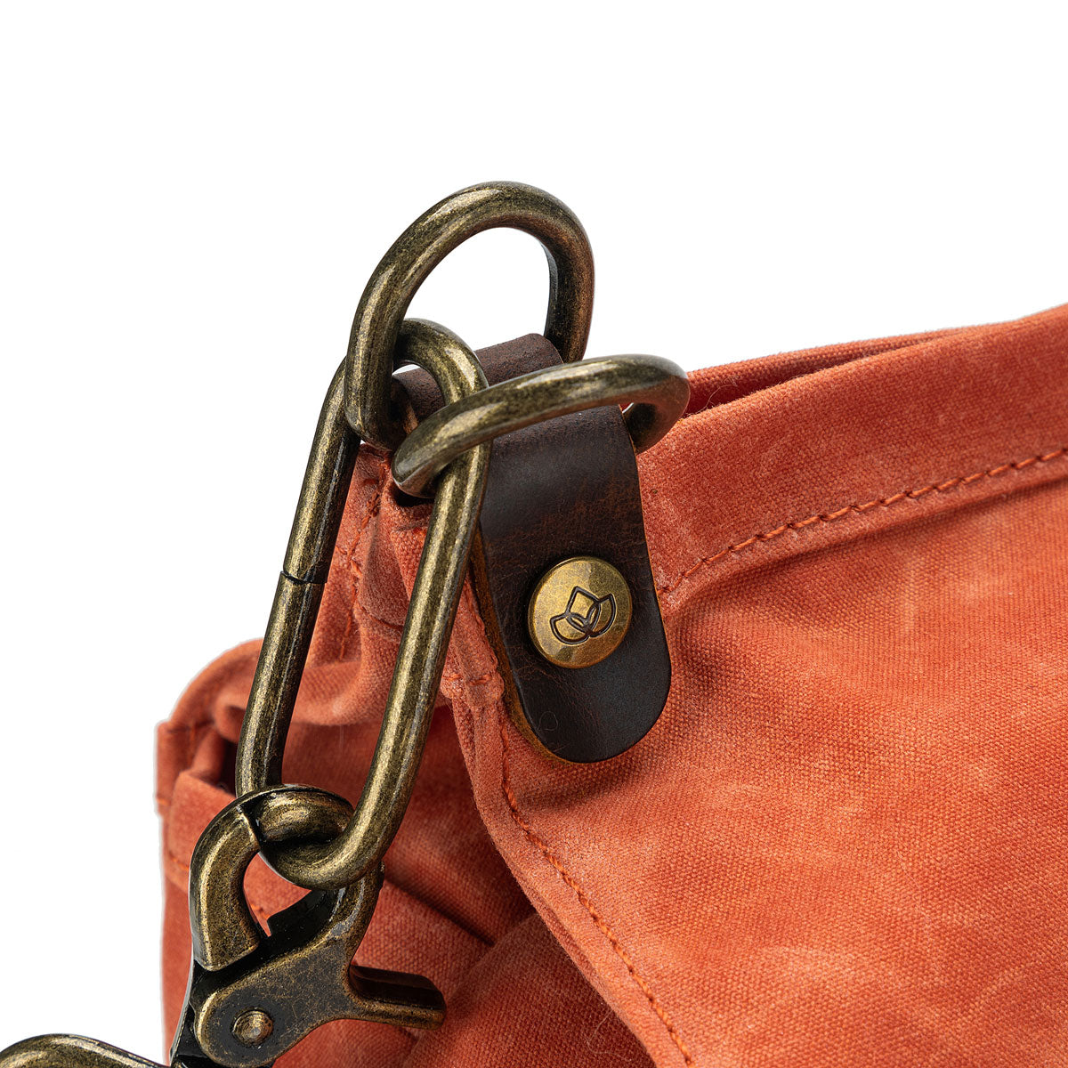 della Q Maker's Orange Canvas Rucksack - The Versatile Crafting Companion