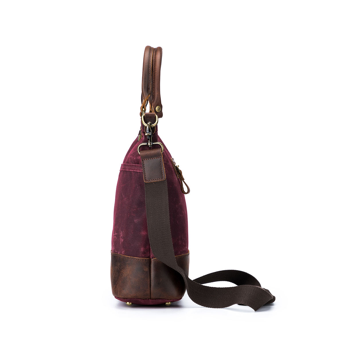 della Q Maker's Premium Olive Canvas Tote for Knitters and Crocheters