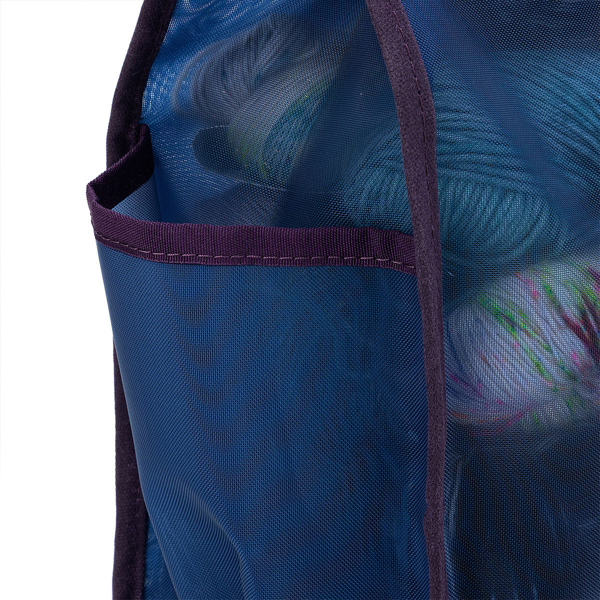 della Q Maker's Purple Tall Mesh Tote - Ideal for Crafting