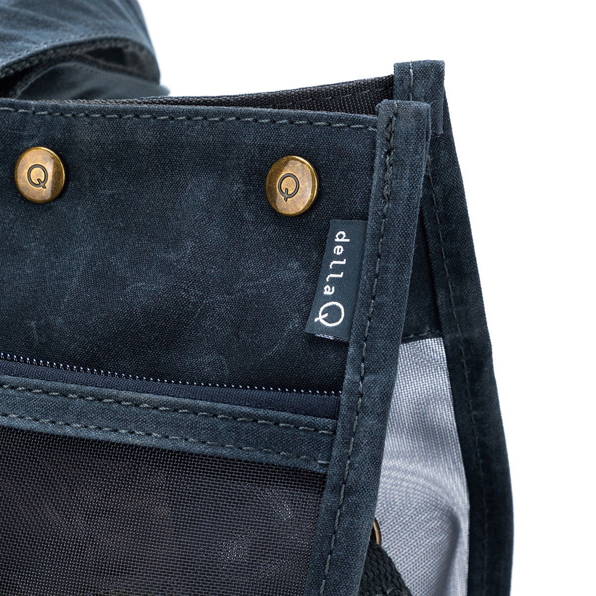 della Q Maker's Blue Transparent Mesh Tote for On - the - go Projects