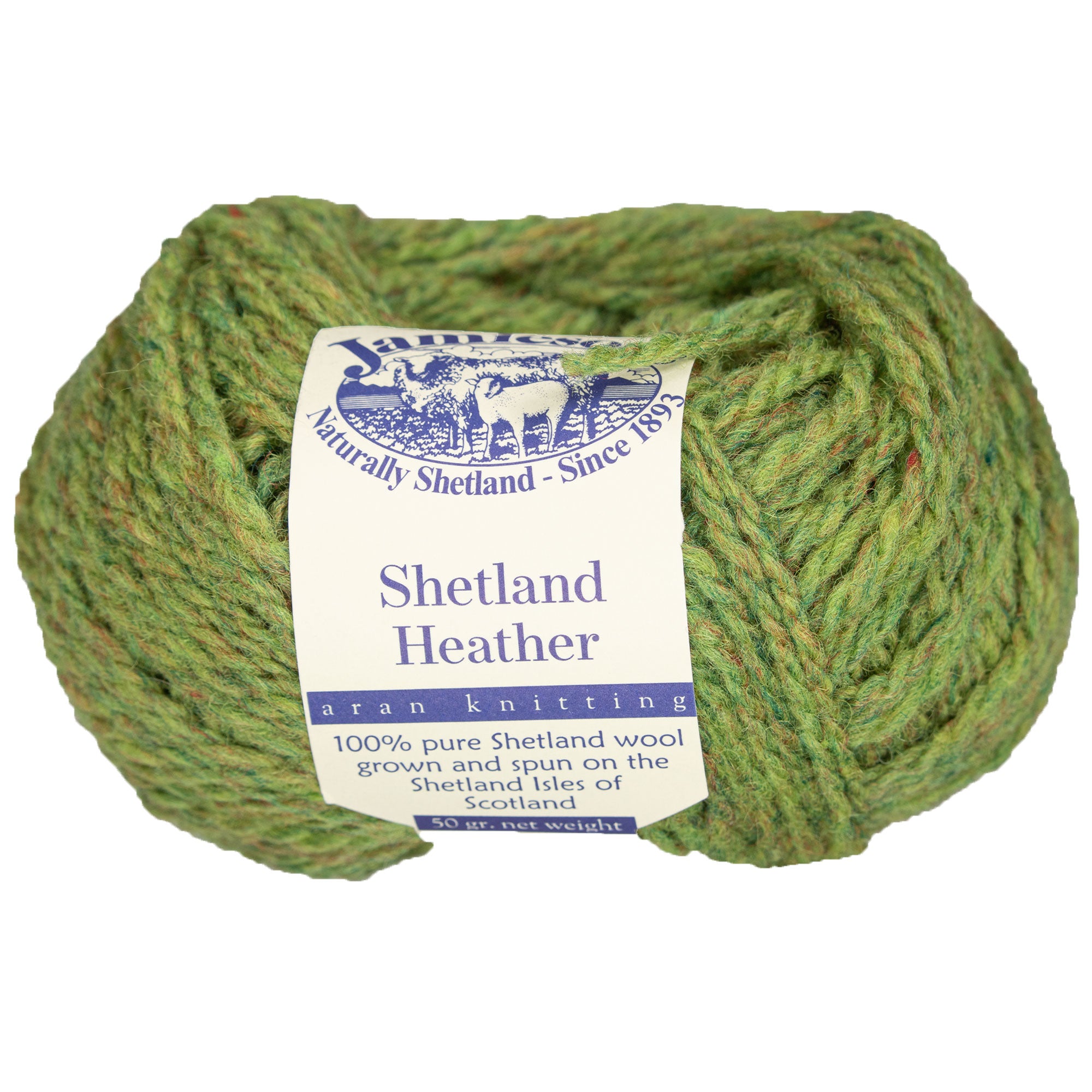 Jamieson's of Shetland Heather Aran Yarn - 808 Pippin: Soft and Durable Knitting Yarn