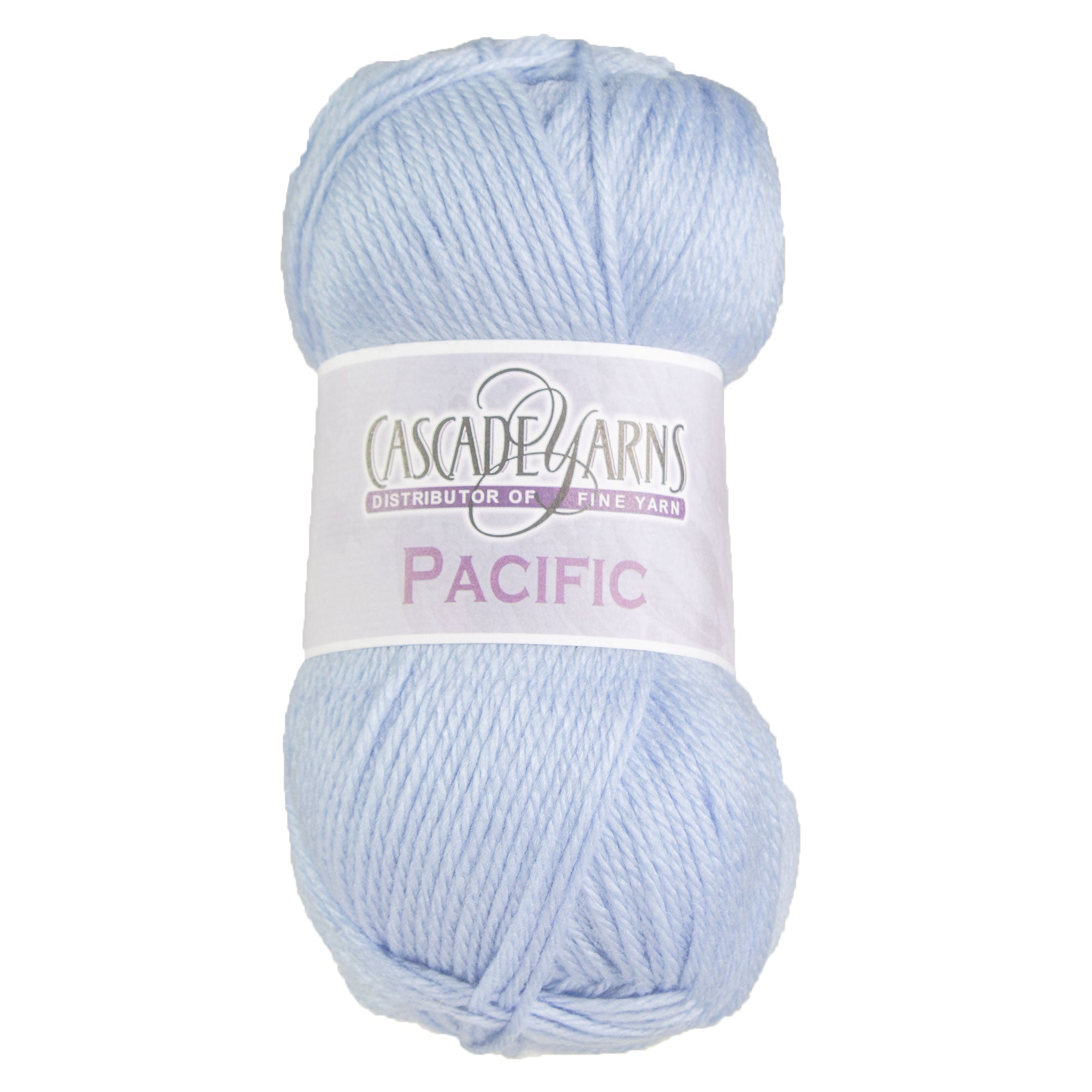 Cascade Yarns Pacific Yarn - 020 Baby Blue: Durable & Soft Superwash Merino-Acrylic Blend