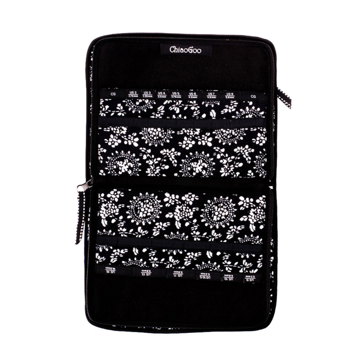 ChiaoGoo Premium Interchangeable Needle Case - Stylish Soft Cotton Fabric Case