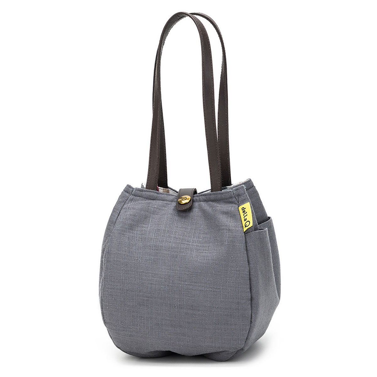della Q Rosemary Portable Knitting and Crocheting Project Bag - 220-1 - *Linen - Pebble
