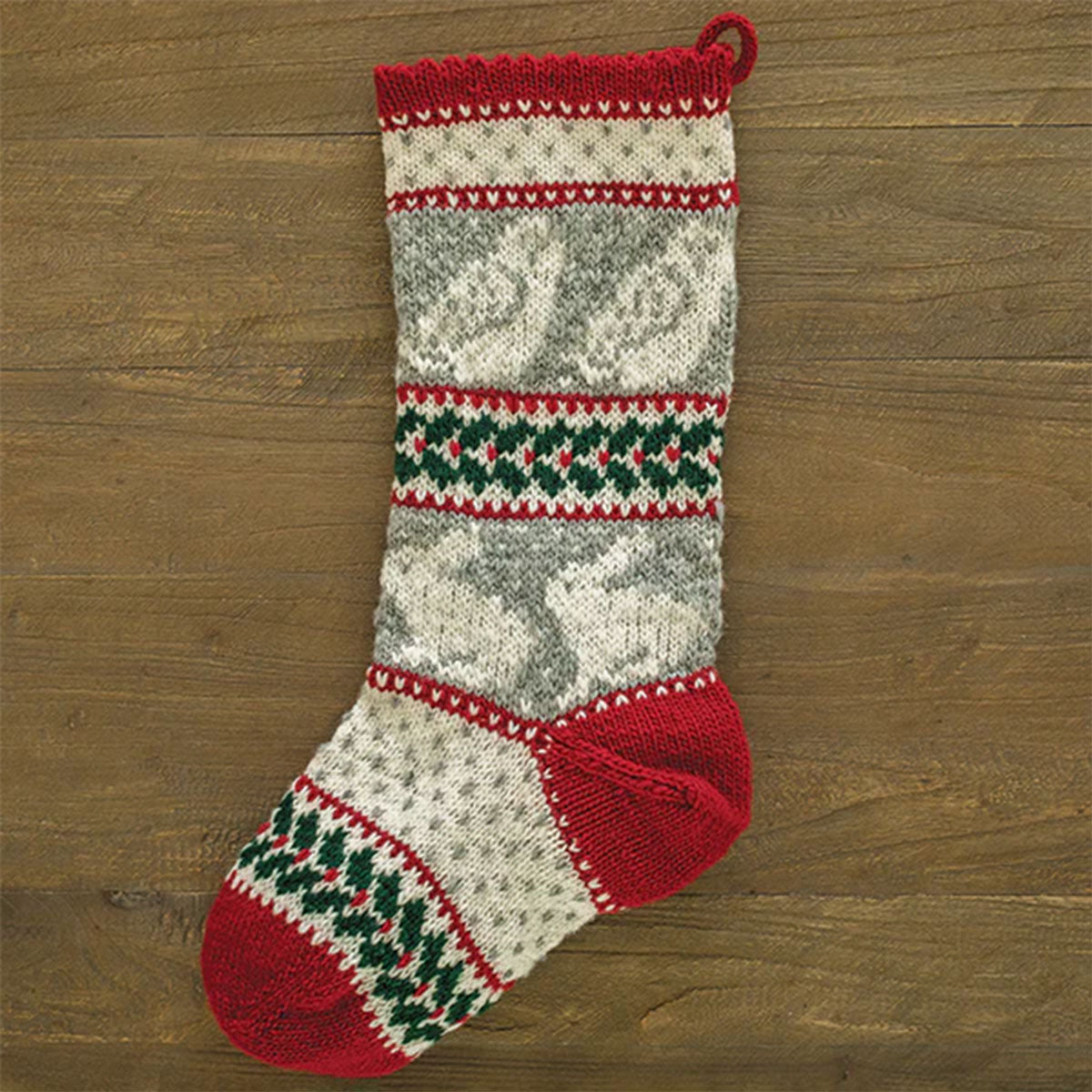 Appalachian Baby Design Premium Owl, Hare, and Holly Christmas Stocking Kits - Handmade Holiday Craft