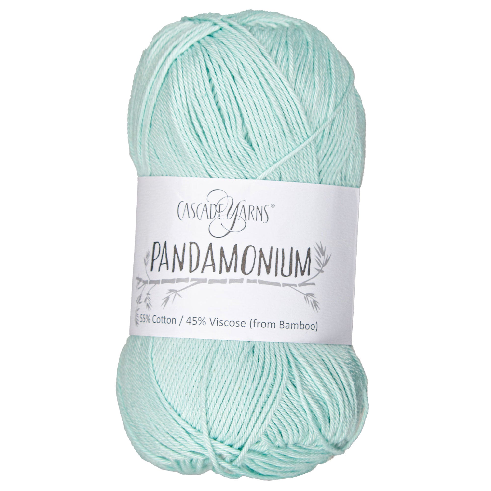 Cascade Yarns Pandamonium DK Yarn - 19 Aquamarine, Soft Cotton-Bamboo Blend