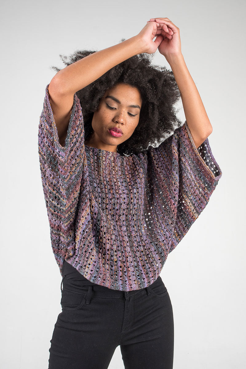 Berroco Booklet #421 Summer Sesame Stripey Pullover Patterns - Sierra - Instant PDF Download