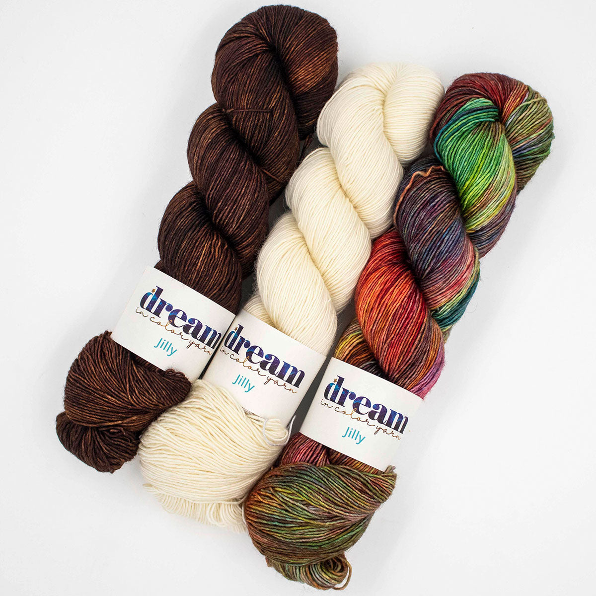 Dream in Color Jilly Shawl Kits - Stunning Autumn Ember Hues