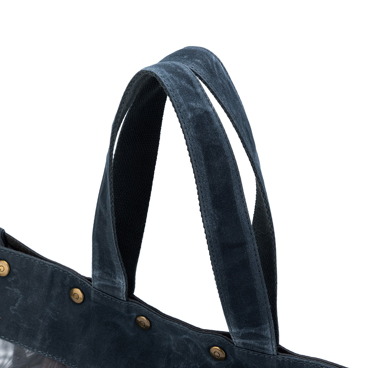 della Q Maker's Blue Transparent Mesh Tote for On - the - go Projects