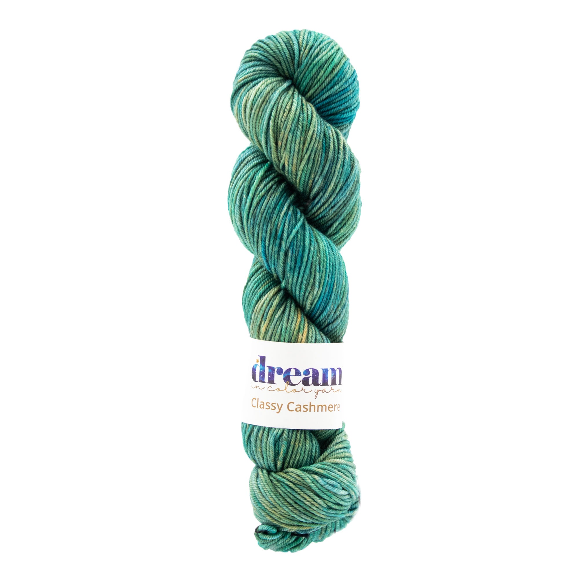Dream in Color Classy Cashmere Yarn - Exquisite Shuyler Lake 916 for Luxurious Knitting