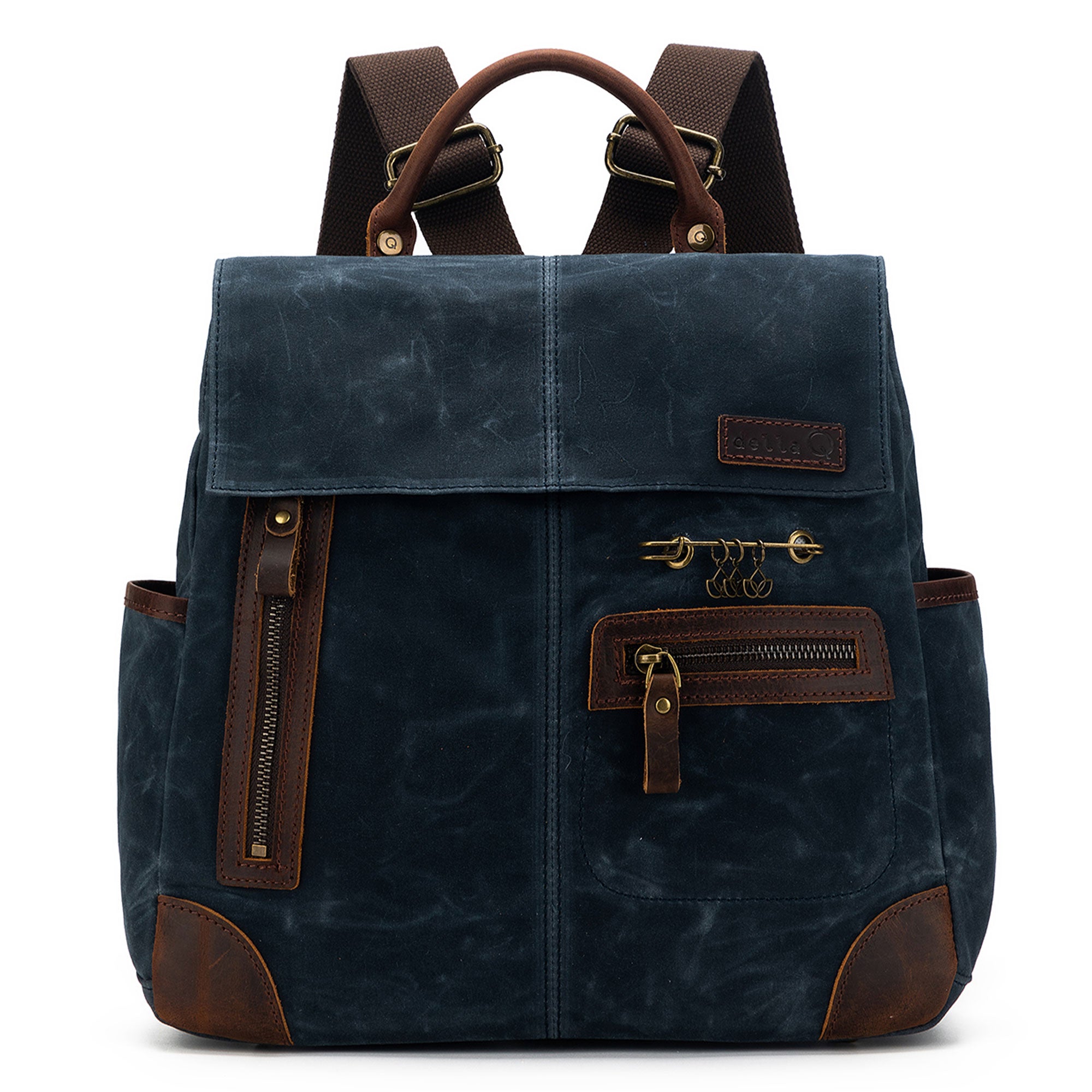 della Q Maker's Blue Midi Backpack - Ideal for Crafting Projects