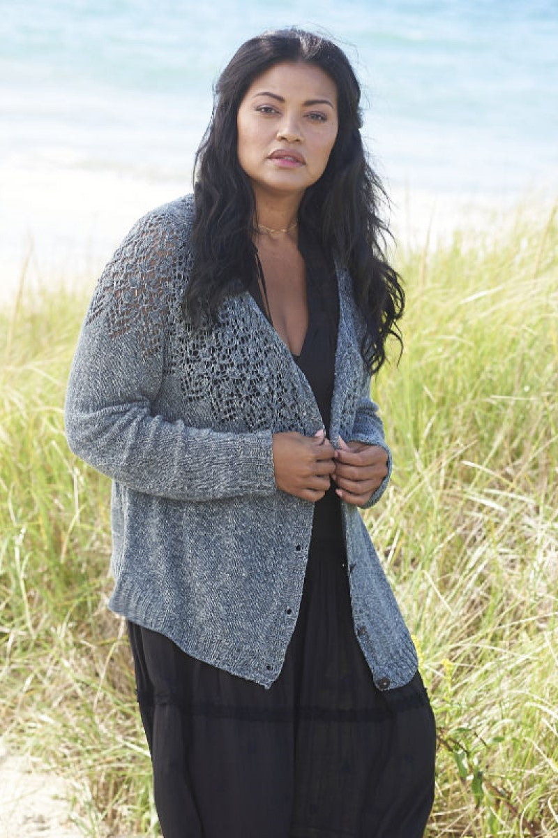 Berroco Mantra Stonewash Collection - Ipswich Cardigan Knitting Patterns - PDF Download