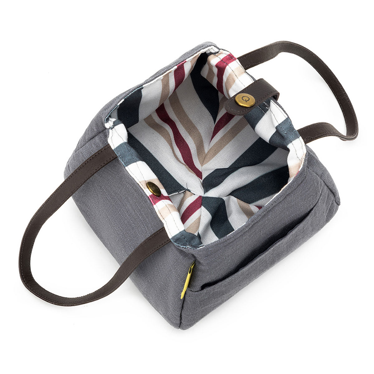 della Q Rosemary Portable Knitting and Crocheting Project Bag - 220-1 - *Linen - Pebble