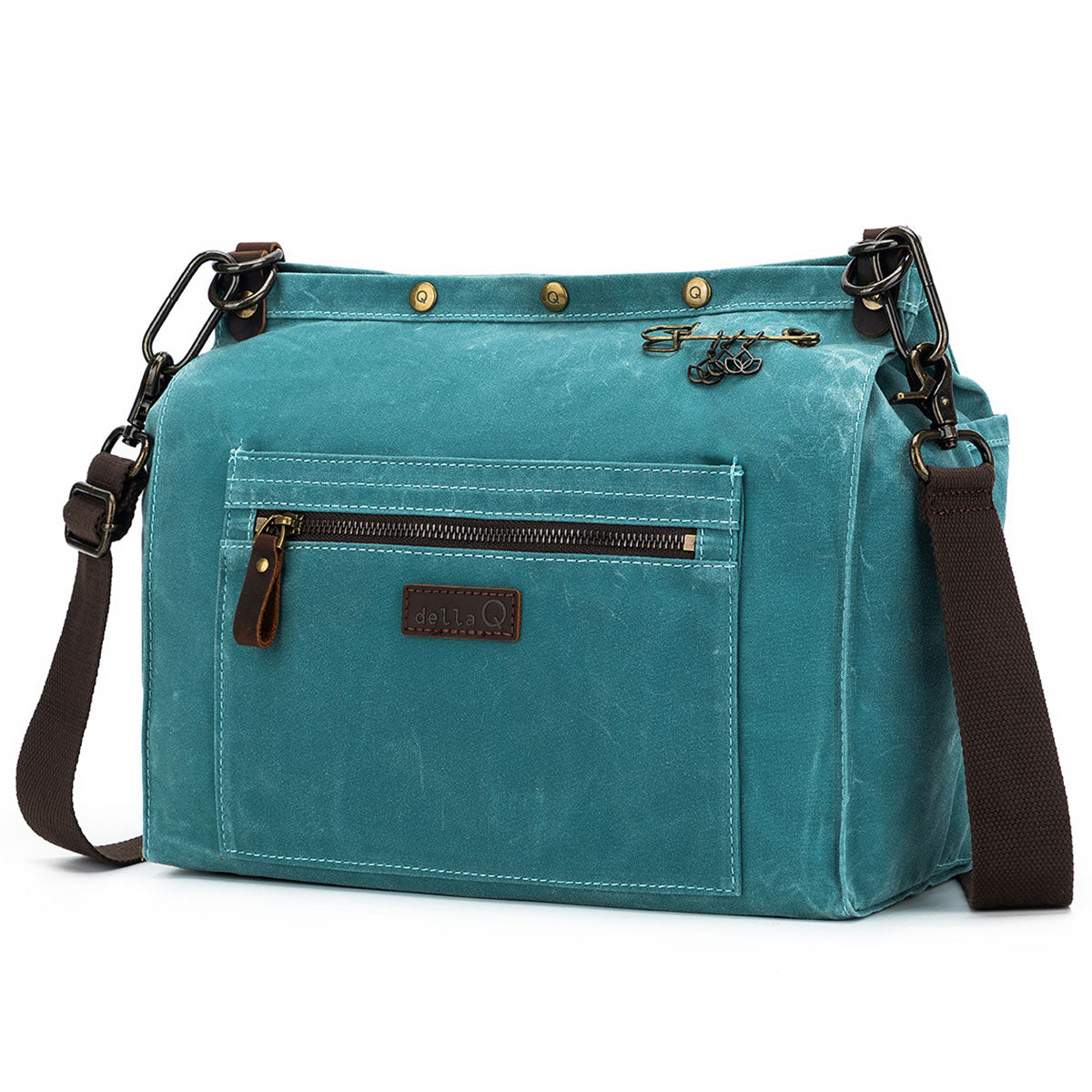 della Q Maker's Teal Canvas Rucksack - The All - in - One Crafting Essential