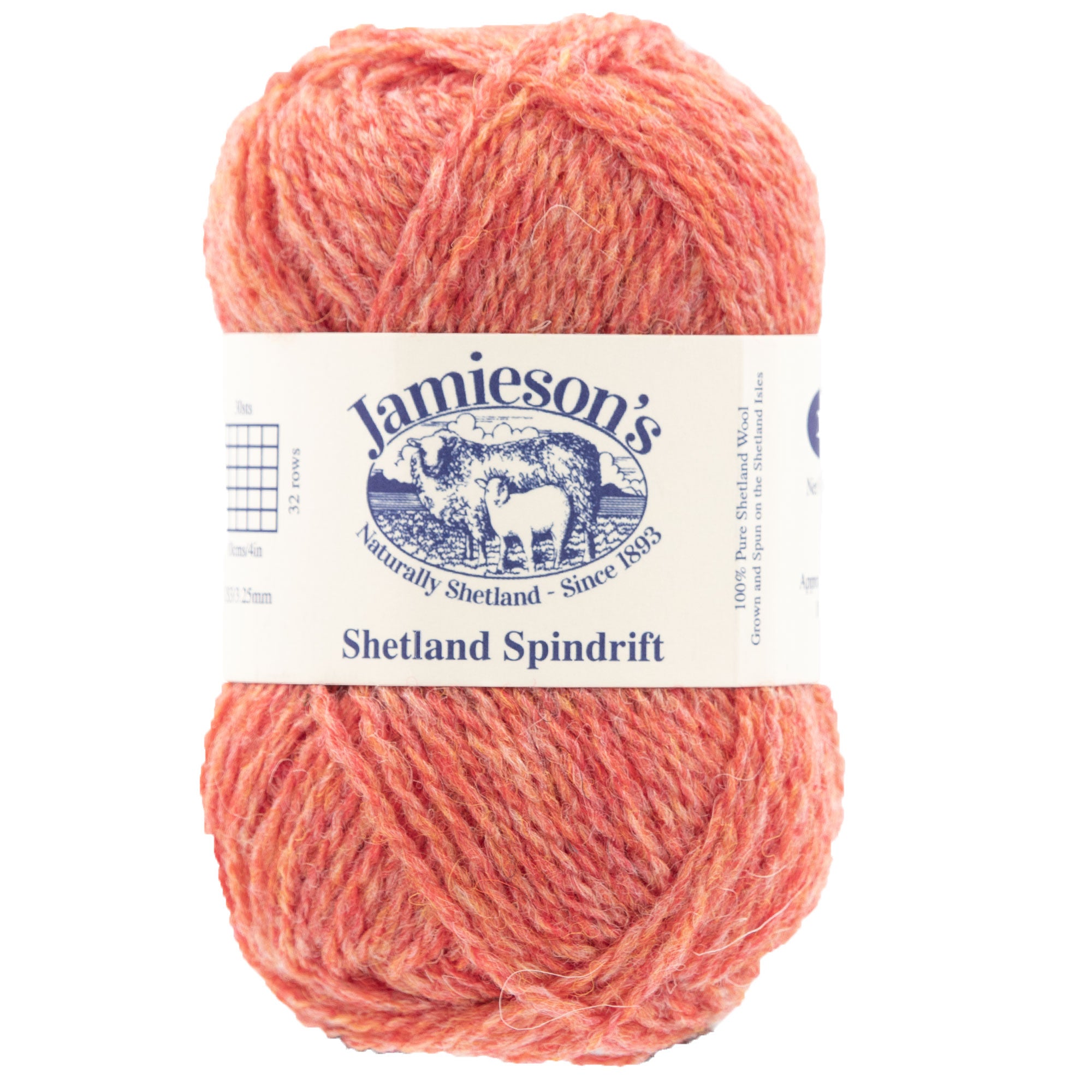 Jamieson's of Shetland Premium Spindrift Yarn - 271 Flame