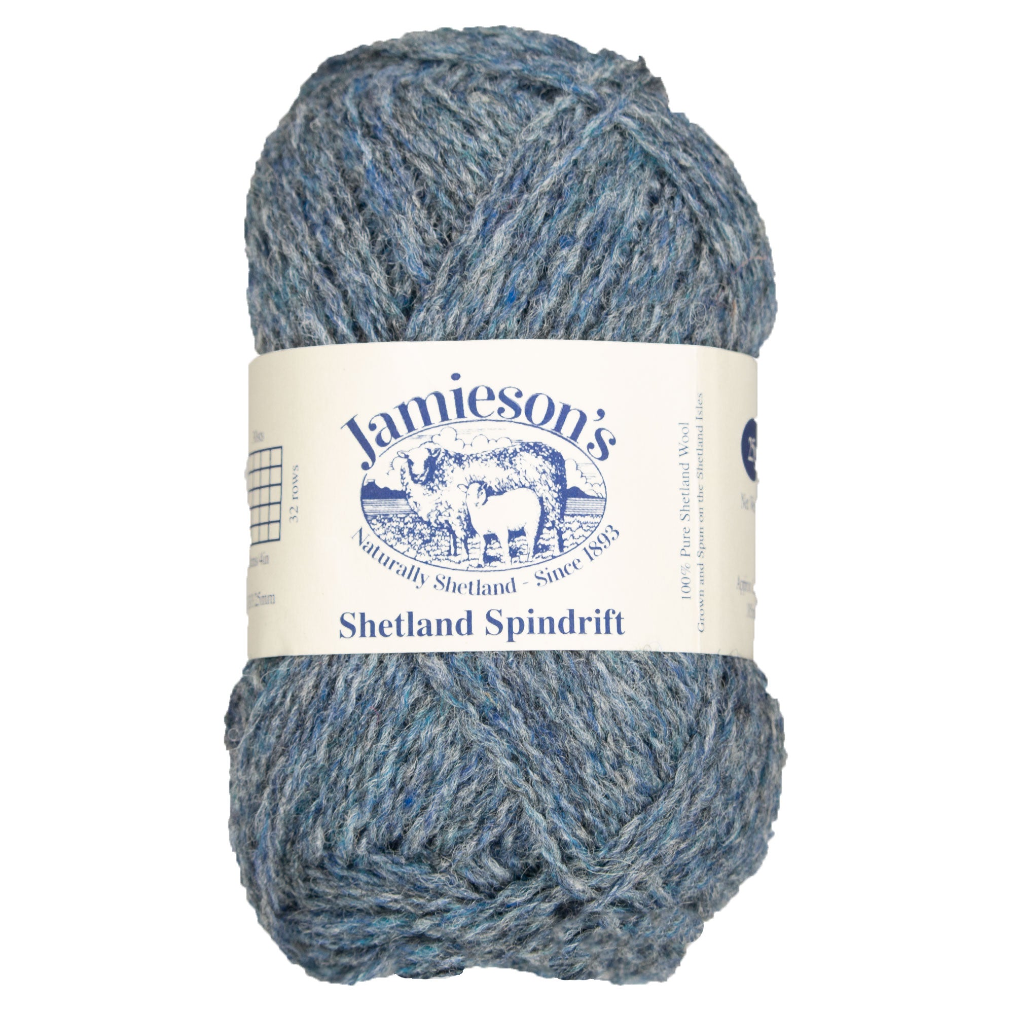 Jamieson's of Shetland Spindrift Yarn - 322 Lomond: 100% Shetland Wool for Crochet & Fair Isle Knitting