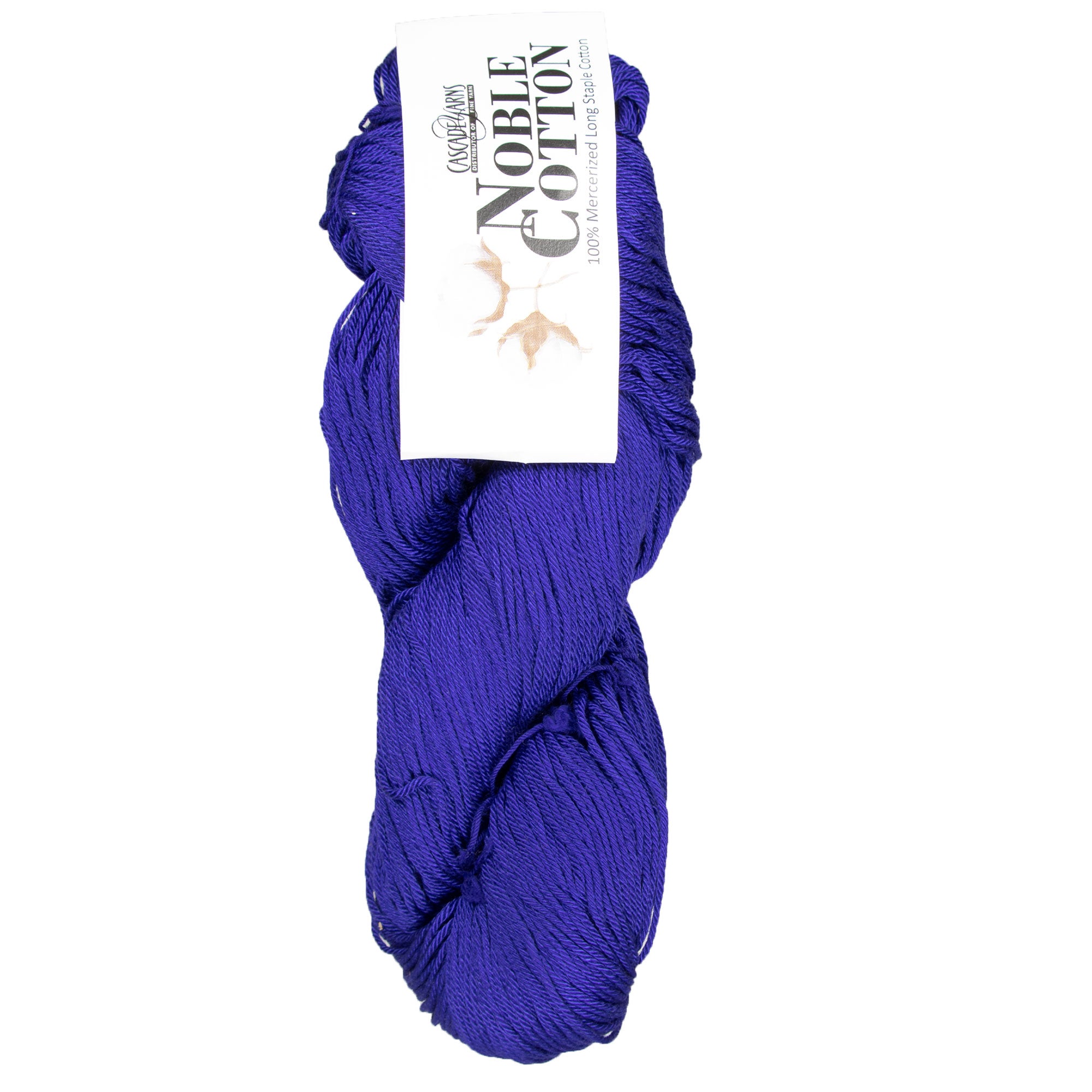 Cascade Yarns Premium Noble Cotton Yarn in Stunning 59 Royal Blue