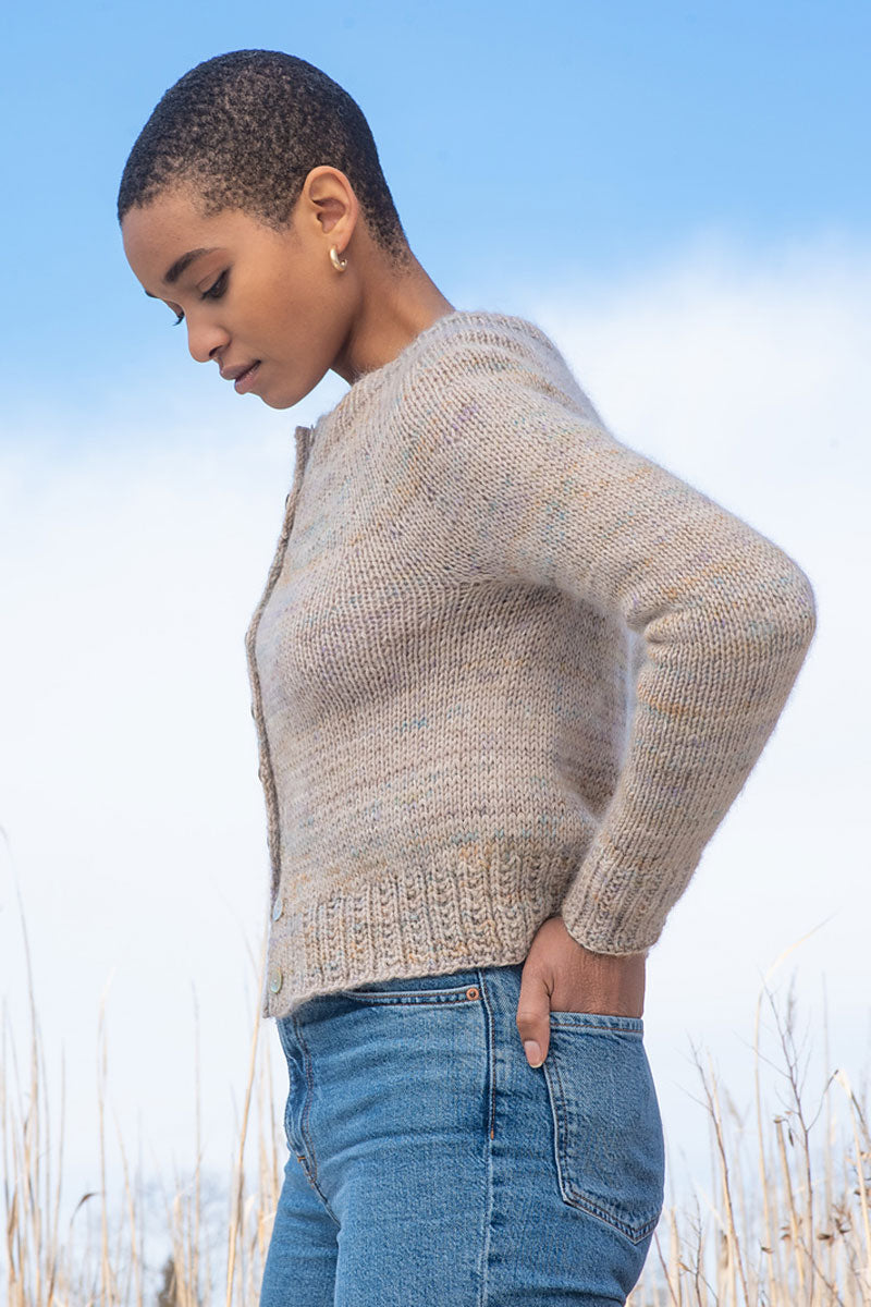 Berroco Aerial and Aerial Color Patterns - Fryda Cardigan PDF Download for Knitters