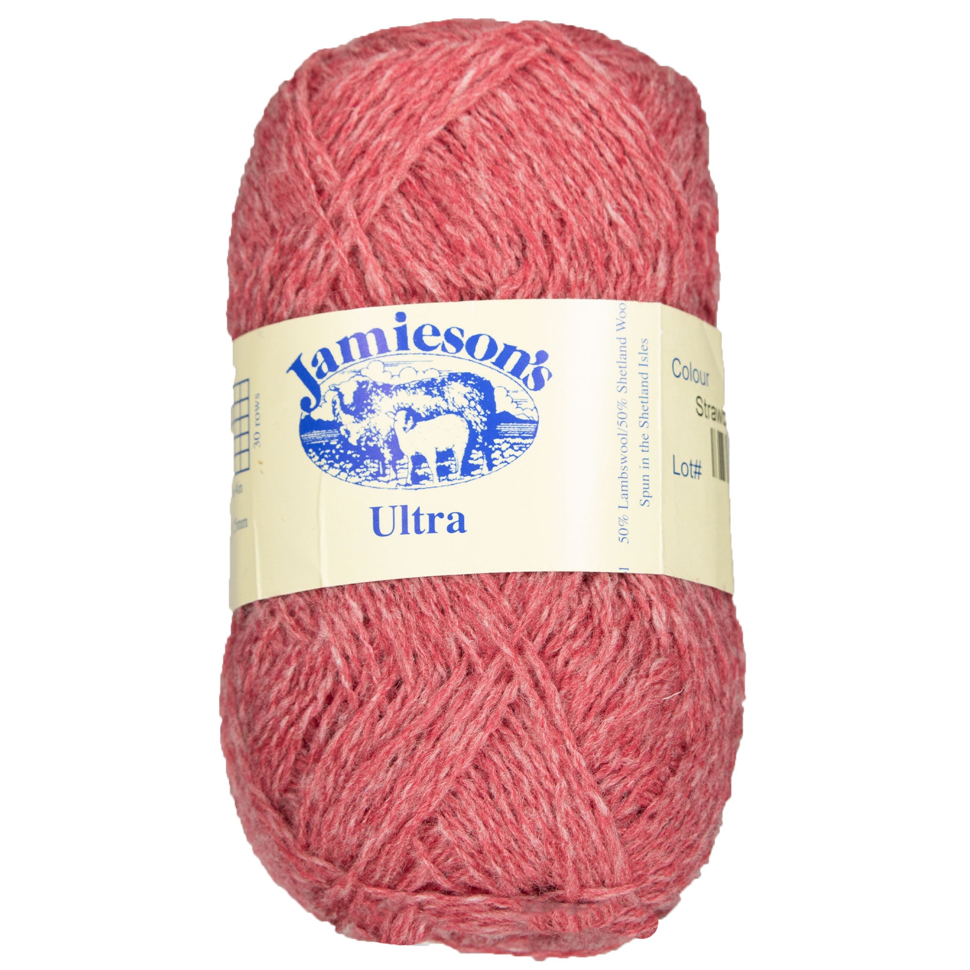 Jamieson's of Shetland Premium Ultra Lace Weight Yarn - 502 Strawberry Crush