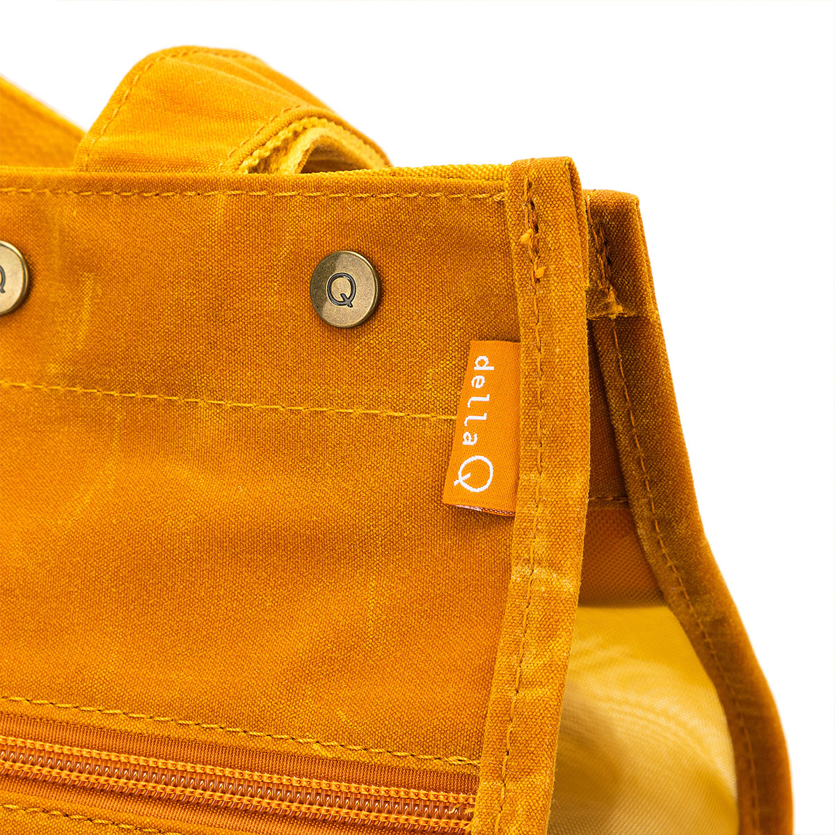 della Q Premium Tall Maker's Mesh Tote in Mustard - Ideal for Crafting