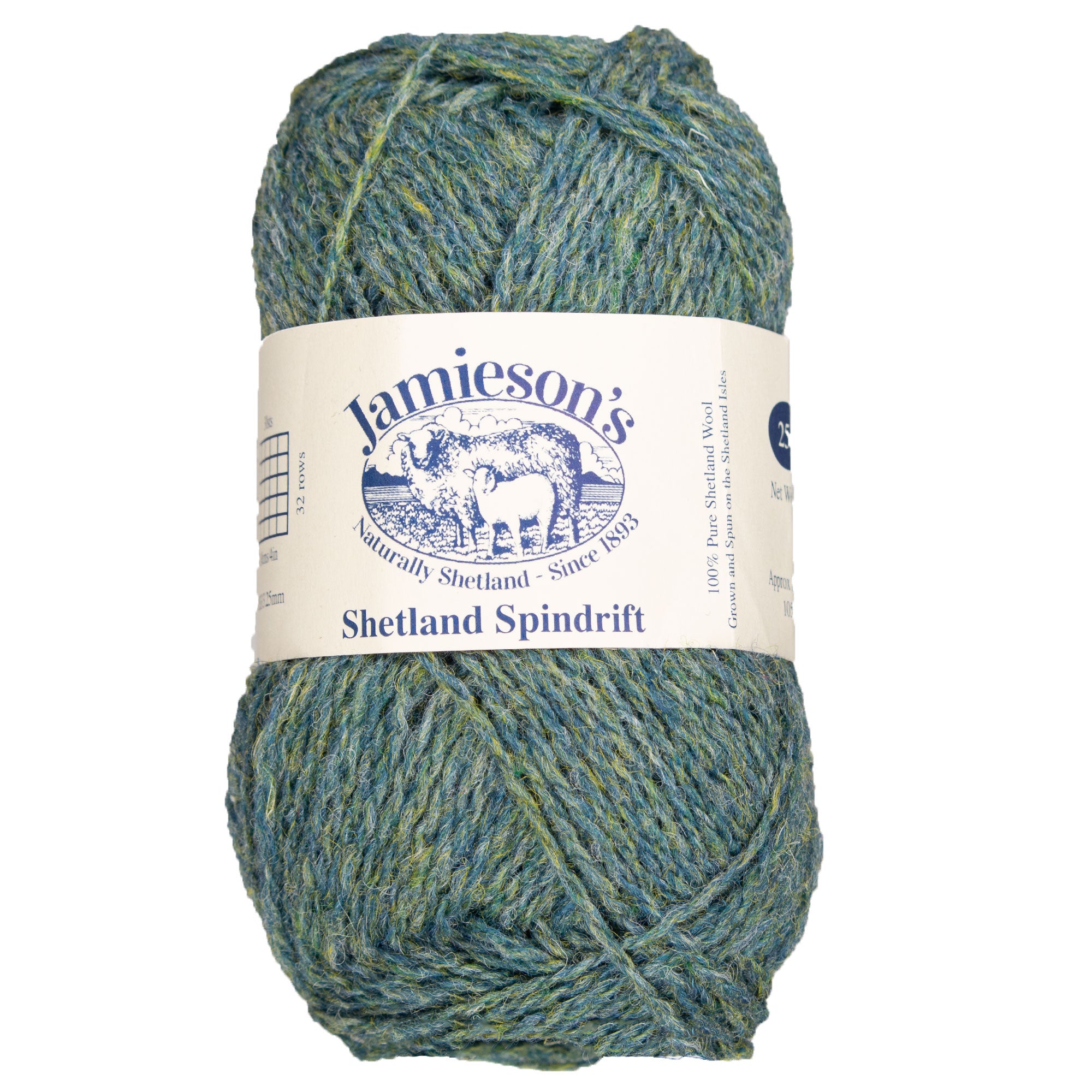 Jamieson's of Shetland Premium Spindrift Yarn - 232 Blue Lovat