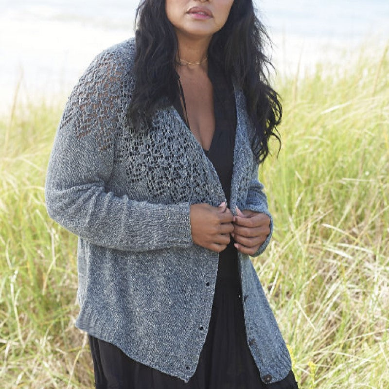 Berroco Mantra Stonewash Collection - Ipswich Cardigan Knitting Patterns - PDF Download
