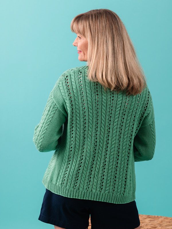 Berroco Harbor Days Collection - Hunter House Summer Knit Cardigan - PDF Download
