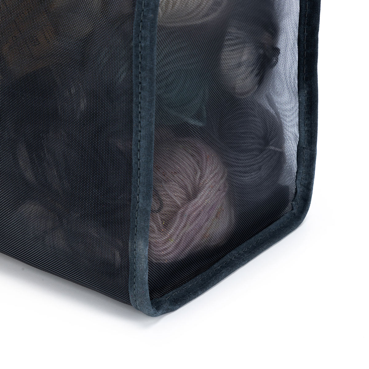 della Q Maker's Blue Transparent Mesh Tote for On - the - go Projects