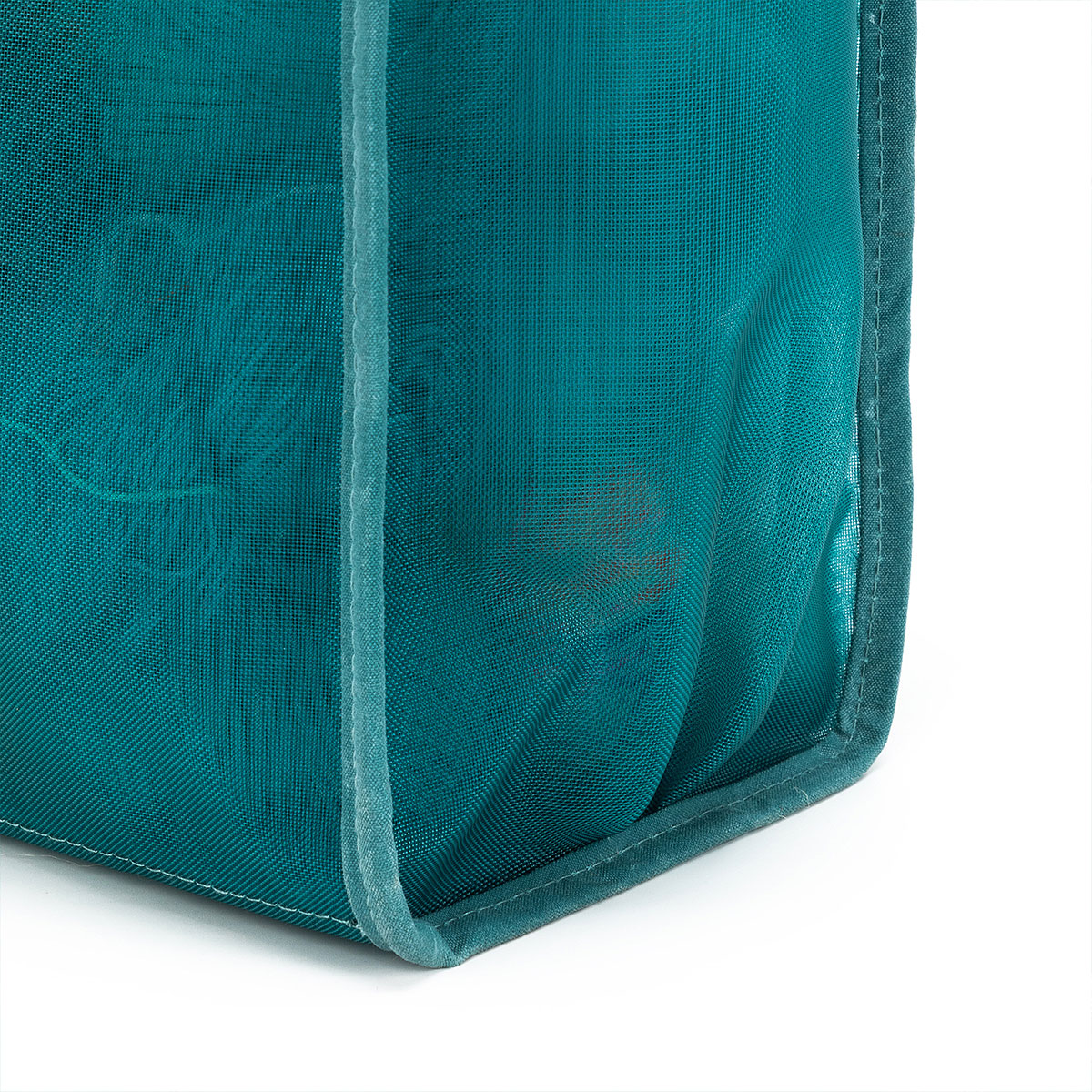 della Q Premium Tall Maker's Mesh Tote - Teal: Ideal for Crafting