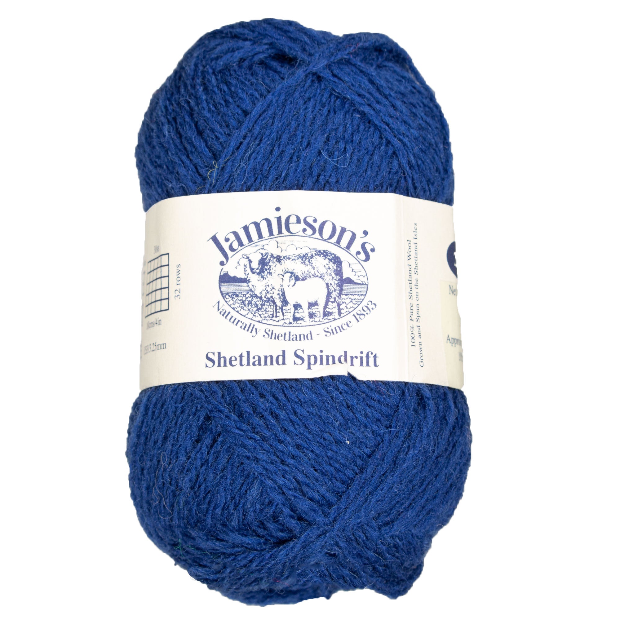 Jamieson's of Shetland Premium Spindrift Yarn - 684 Cobalt