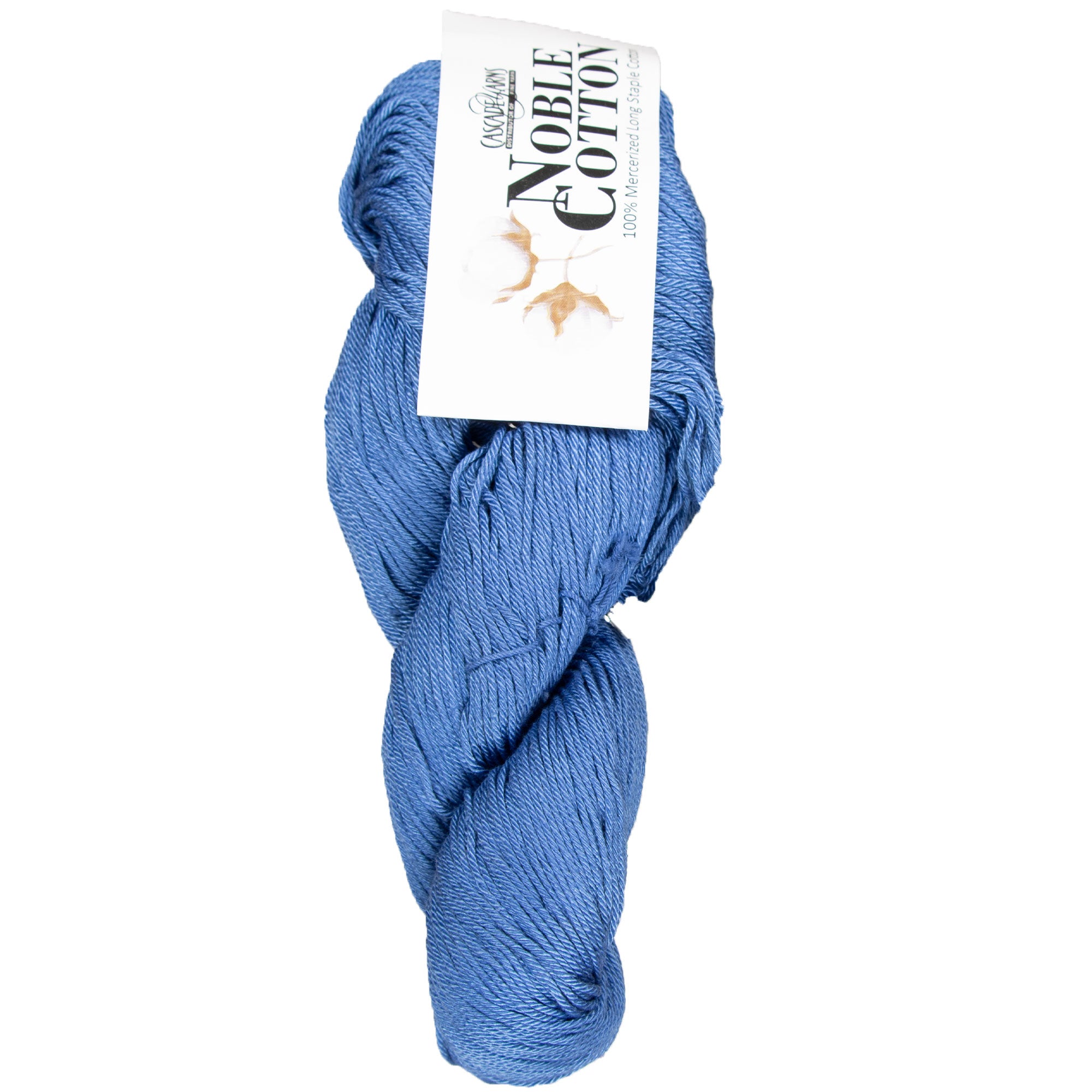 Cascade Yarns Premium Noble Cotton Yarn in Stunning 56 Blue