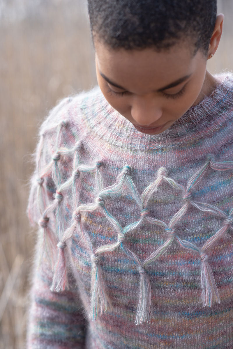 Berroco Aerial and Aerial Color Patterns - Dylla Pullover Pattern - PDF Download