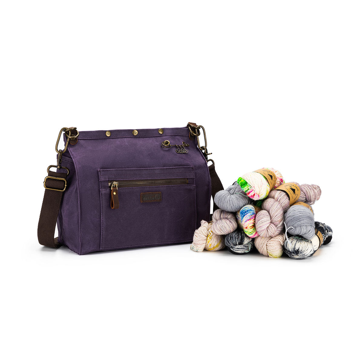 della Q Maker's Mustard Canvas Rucksack - The Ultimate Multi - Function Craft Bag