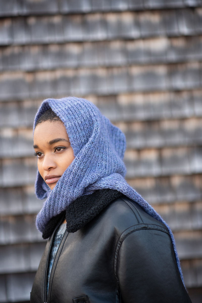 Berroco Booklet 427 - Dulce Patterns - Eloisa Cozy Scarf-Hood Hybrid PDF Download