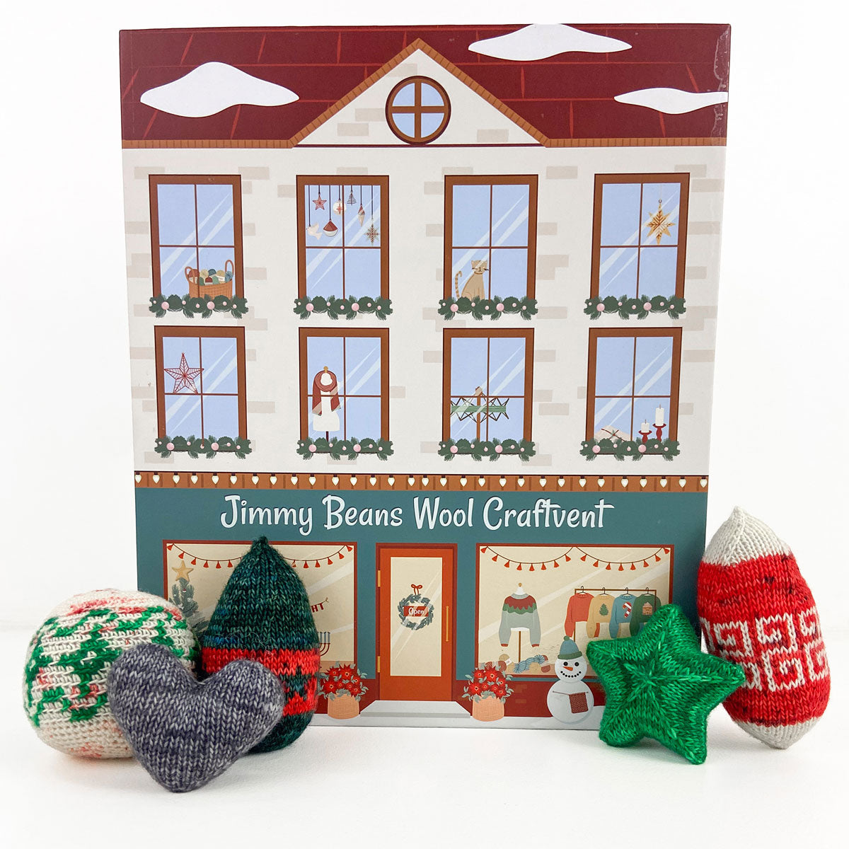 Jimmy Beans Wool Craftvent Calendar Kits - Festive Fiber Delights for Knitters and Crocheters