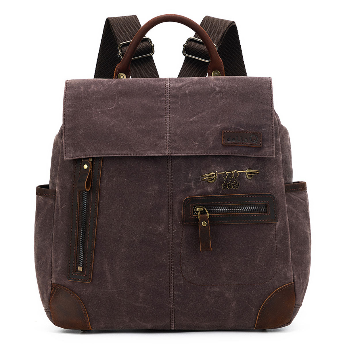 della Q Maker's Ideal Midi Backpack - Cocoa for Crafting Enthusiasts