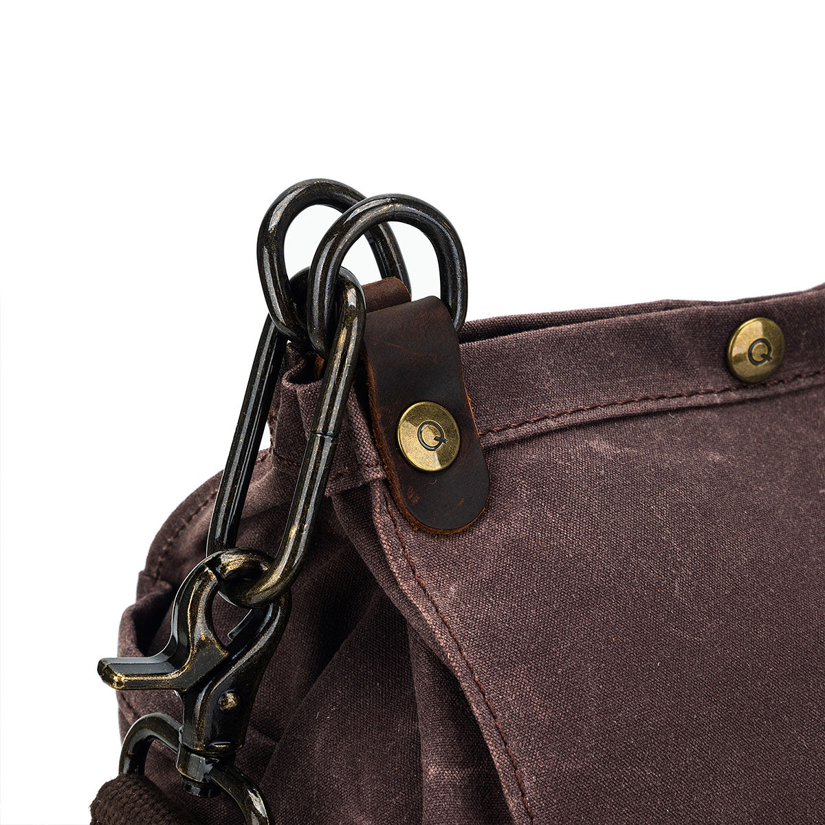 della Q Maker's Canvas Cocoa Rucksack - Ideal for Craft Projects