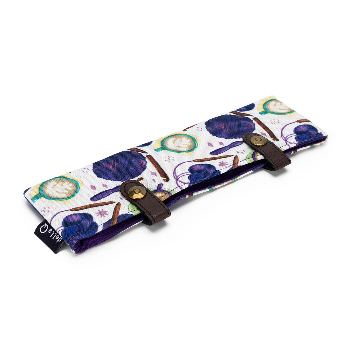 della Q Premium Sock Needle Keeper 1201-1 - Fabric Print Collection for Yarn Bombing