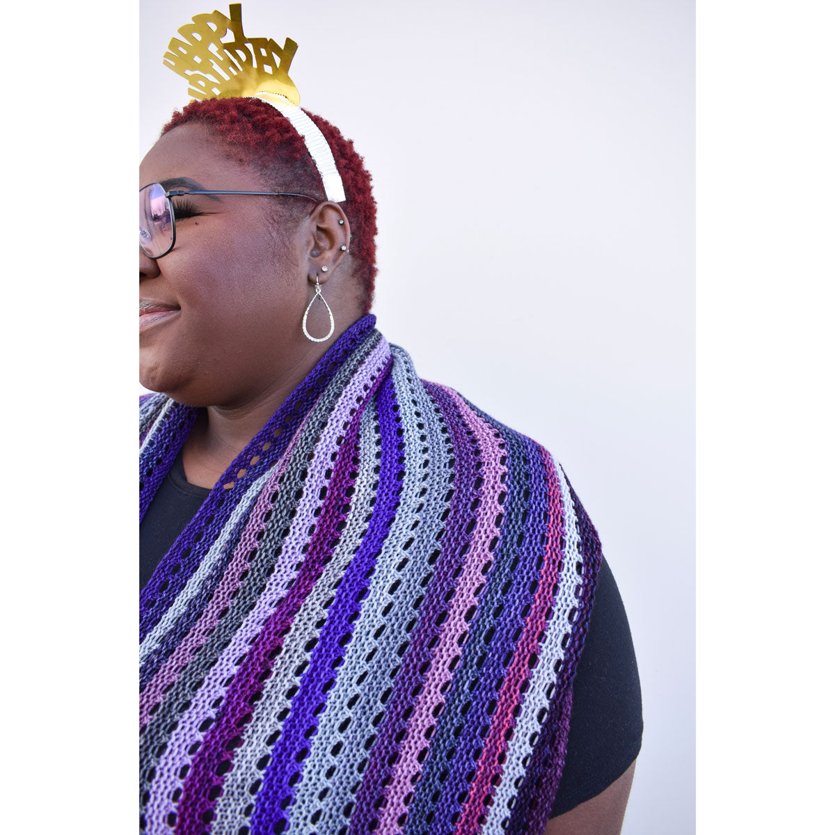 2023 Jimmy Beans Wool Exclusive Birthday Box Kits - Birthday Suit in Stunning Purples