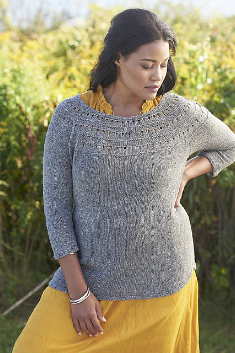 Berroco Mantra Stonewash Salisbury Light - Weight Pullover Knitting Patterns - PDF Download